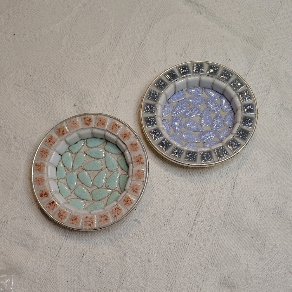 Mosaic Decorative Plates Set